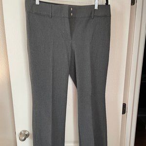 LOFT Gray Julie Trouser size 10